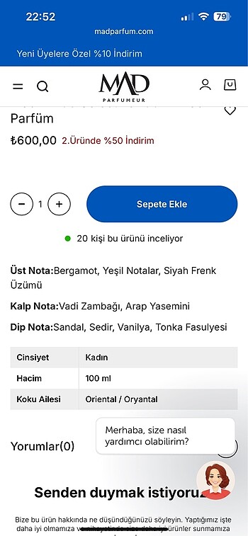 Beden Renk Mad Parfüm