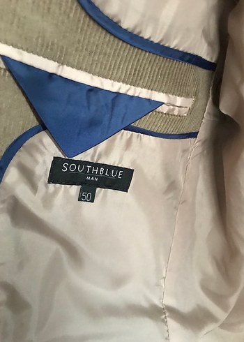 Camel Kadife Düğmeli Erkek Ceket - Görsel 2