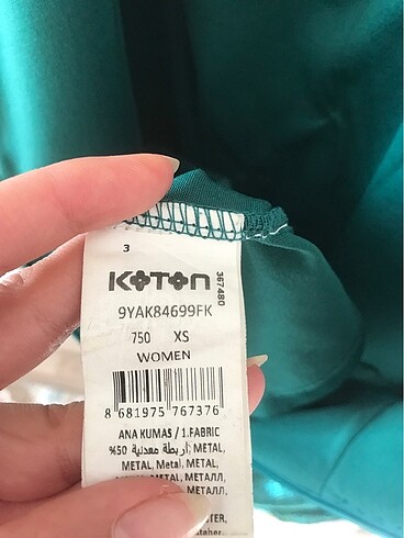 xs Beden yeşil Renk Kısa gece elbisesi