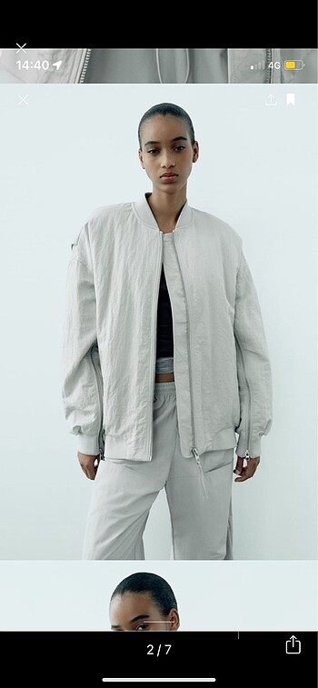 Zara zara bomber ceket