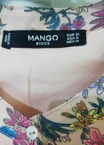 Mango Mango bayan çiçek desenli şifon elbise 
