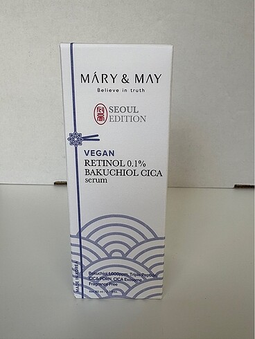 Mary may retinol bakuchiol cica serum