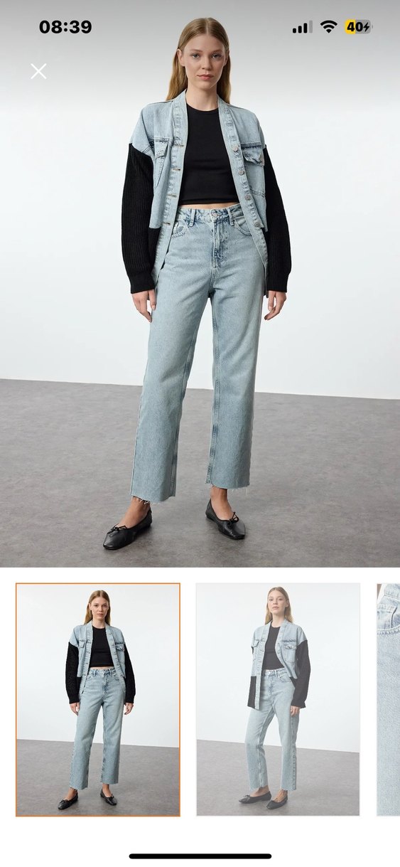 Regular Fit Kadın Denim Pantolon - Görsel 2