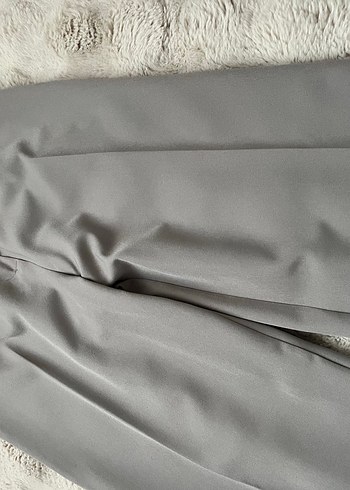 Gri Kadın Kumaş Pantolon - Görsel 3