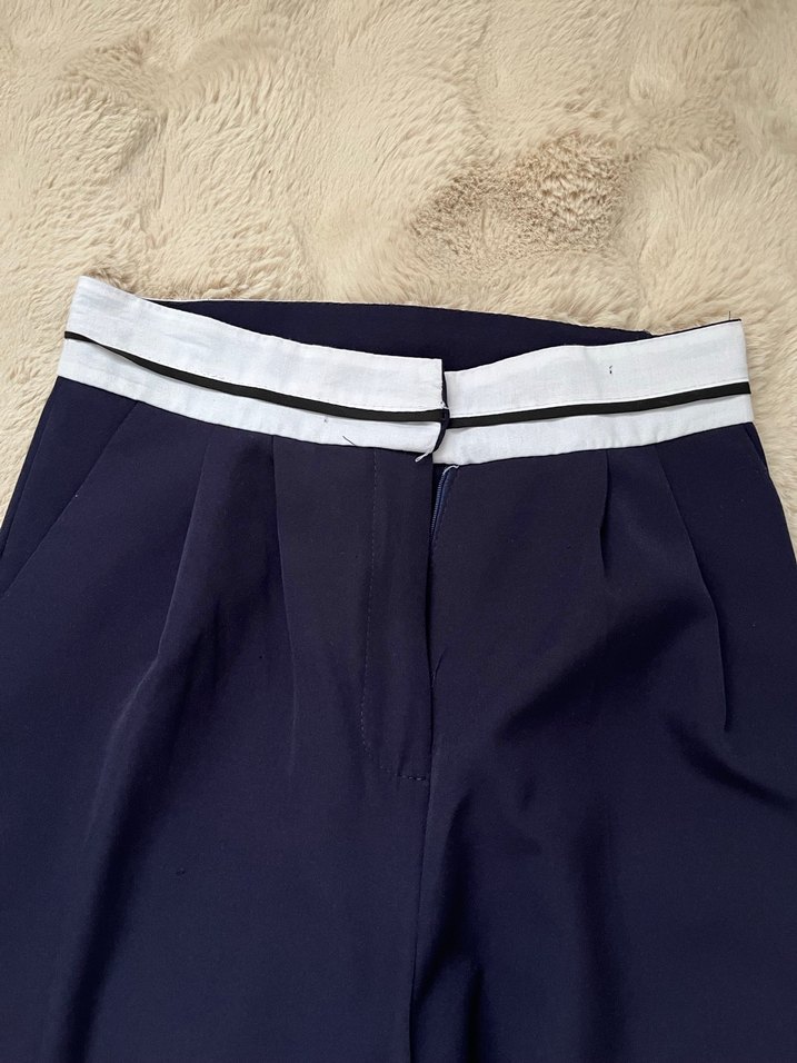 Lacivert pallozzo Pantolon - Görsel 2