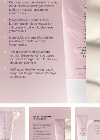 Skin Sensual BB Krem Light 50 SPF UVA/UVB Pa++++ - Görsel 3