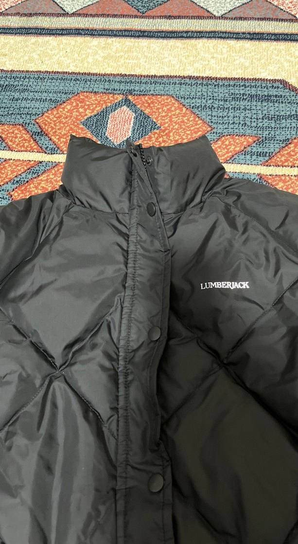 Siyah Fermuarlı Kadın Kış Montu - Görsel 2