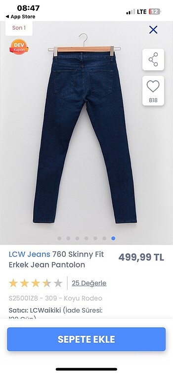 Lcw jeans Erkek pantolon