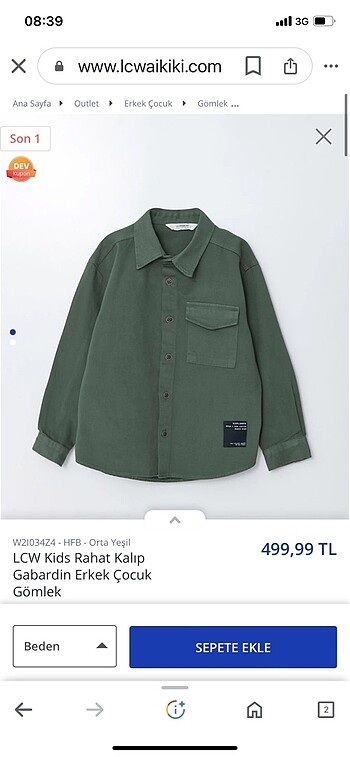 Erkek gömlek gabardin rahat kalıp