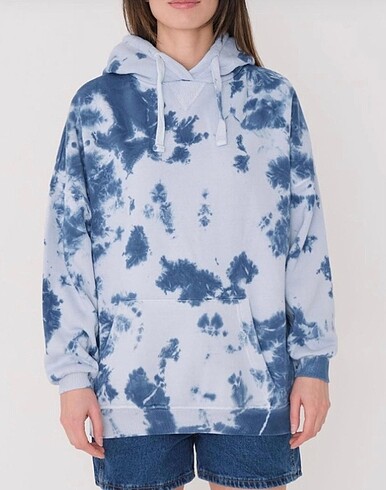 m Beden mavi Renk Batik Desen Sweat