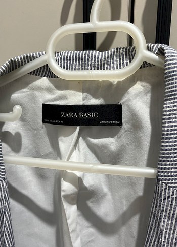 Gri Kadın Keten Blazer Ceket - Görsel 2