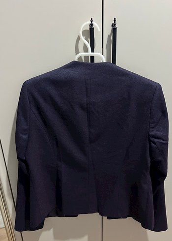 Mor Kadın Ofis Blazeri, Düğmeli, Uzun Kollu - Görsel 3