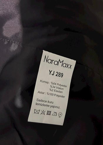 Mor Kadın Ofis Blazeri, Düğmeli, Uzun Kollu - Görsel 4