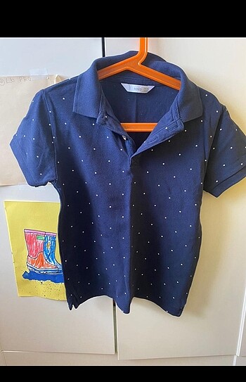 8 Yaş Beden lacivert Renk Mango kids tshirt