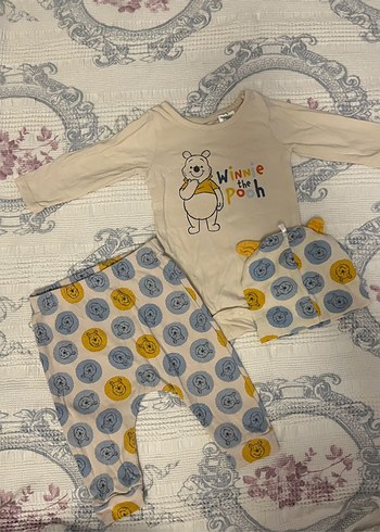 Bebek Erkek Pamuklu Winnie the Pooh Takım