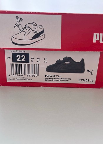 Puma Puma bebek ayakkabısı kullanılmadı