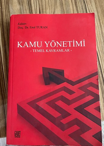 Kamu Yönetimi Temel Kavramlar Kitabı