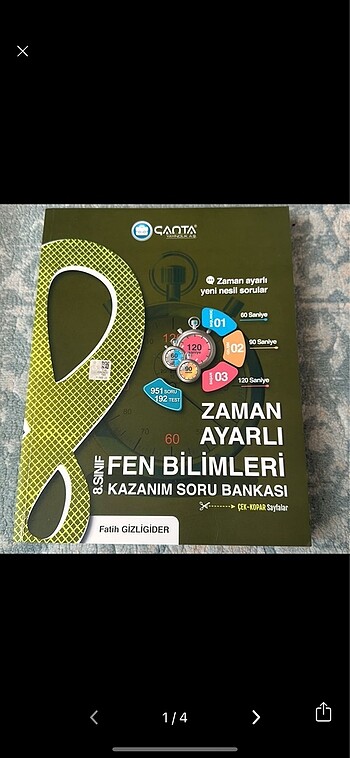 çanta yayıncılık 8.sınıf fen soru bankası