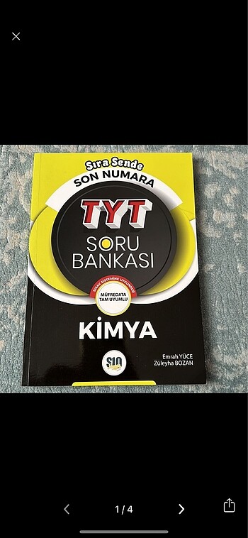 tyt kimya soru bankası yks