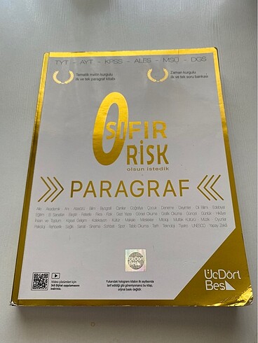 sıfır risk paragraf