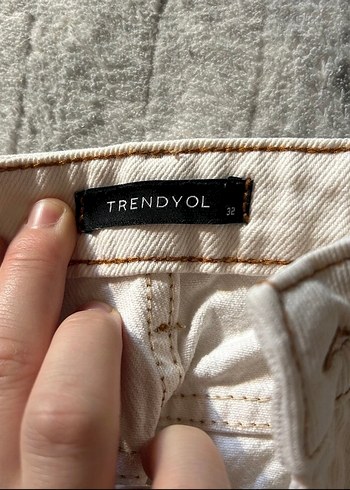 Trendyol & Milla Trendyol & Milla Bej Midi Kadın Kot Pantolon