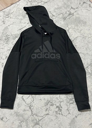 Adidas Siyah Kapüşonlu Kadın Sweatshirt