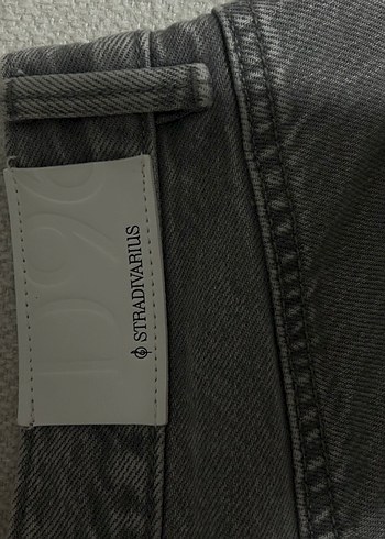 34 Beden gri Renk Gri Kadın Denim Normal Boy Pantolon