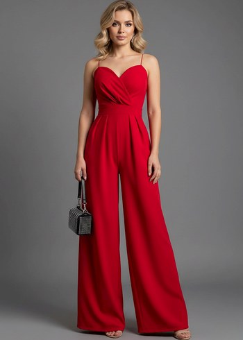 Kadın Kruvaze Yaka İthal Krep Kumaş Tulum
DF-5011 - Görsel 4