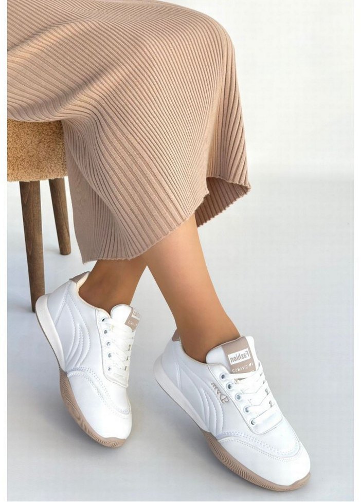 Tawen beyaz Cilt Bağcıklı Spor Ayakkabı - Görsel 2