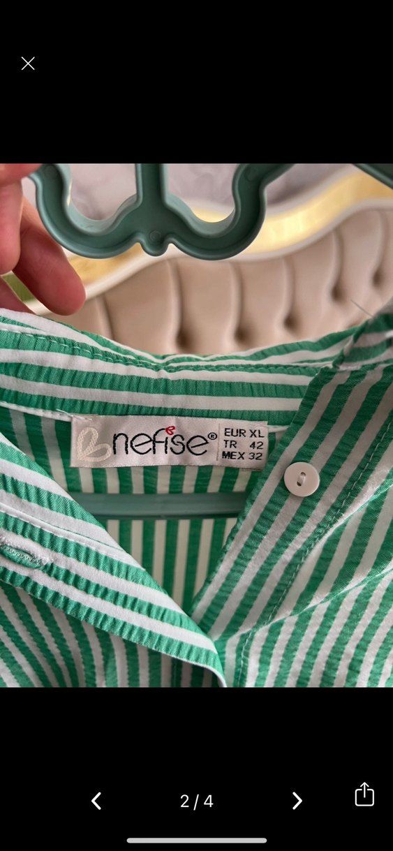 Bayan gömlek tunik - Görsel 2