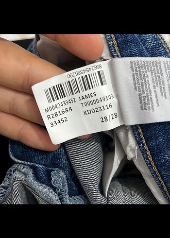 Erkek mavi marka pantolon - Görsel 4