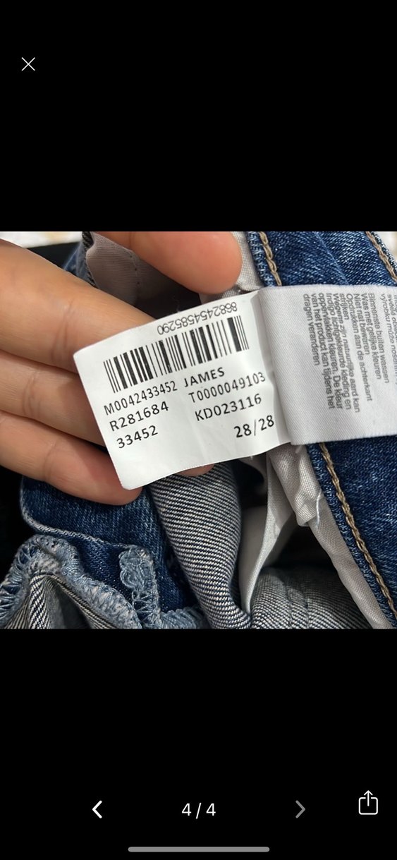 Erkek mavi marka pantolon - Görsel 4