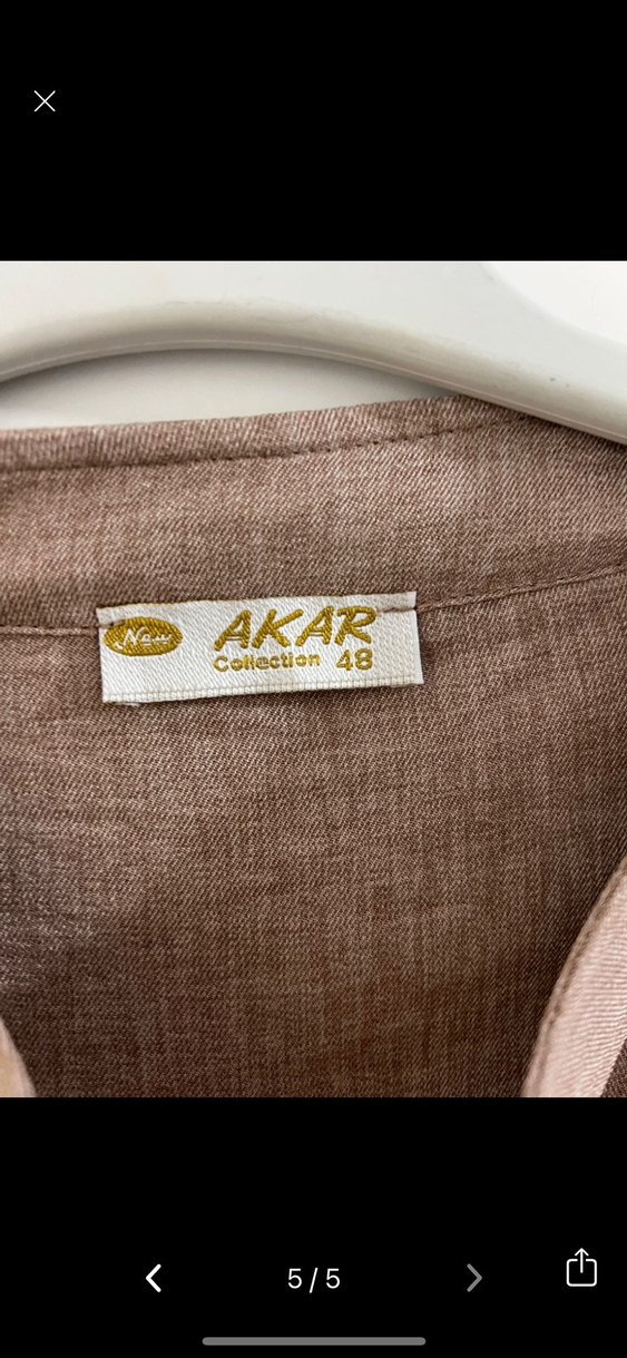 Bej Uzun Kollu Tunik - Görsel 4