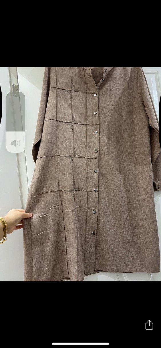 Bej Uzun Kollu Tunik - Görsel 2