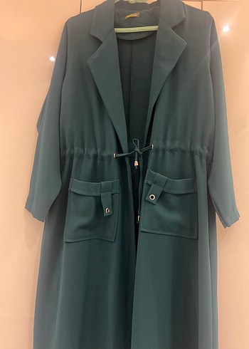 Bayan uzun ceket - Görsel 5