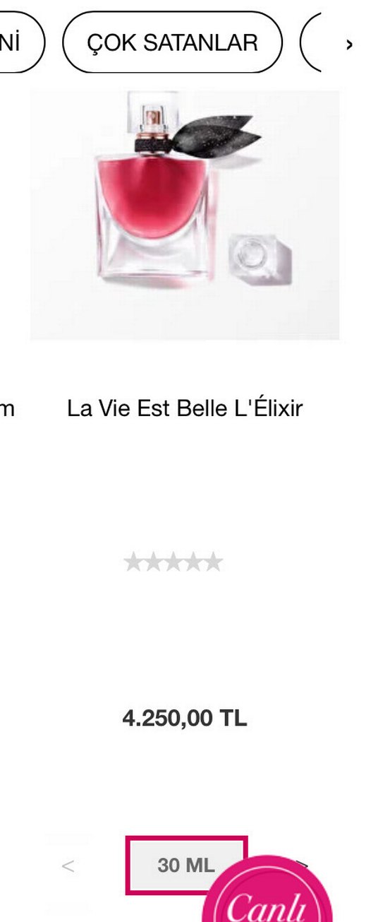 Lancôme La vie est belle lelixır 30 ml eau parfüm - Görsel 5