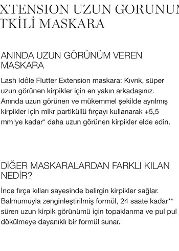 Lancôme İdôle Siyah Maskara iki farklı çeşit - Görsel 6
