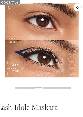 Lancôme İdôle Siyah Maskara iki farklı çeşit - Görsel 8