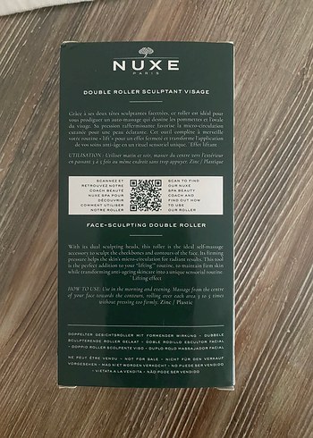Nuxe Çift Rulolu Yüz Şekillendirici Masaj Aleti - Görsel 3