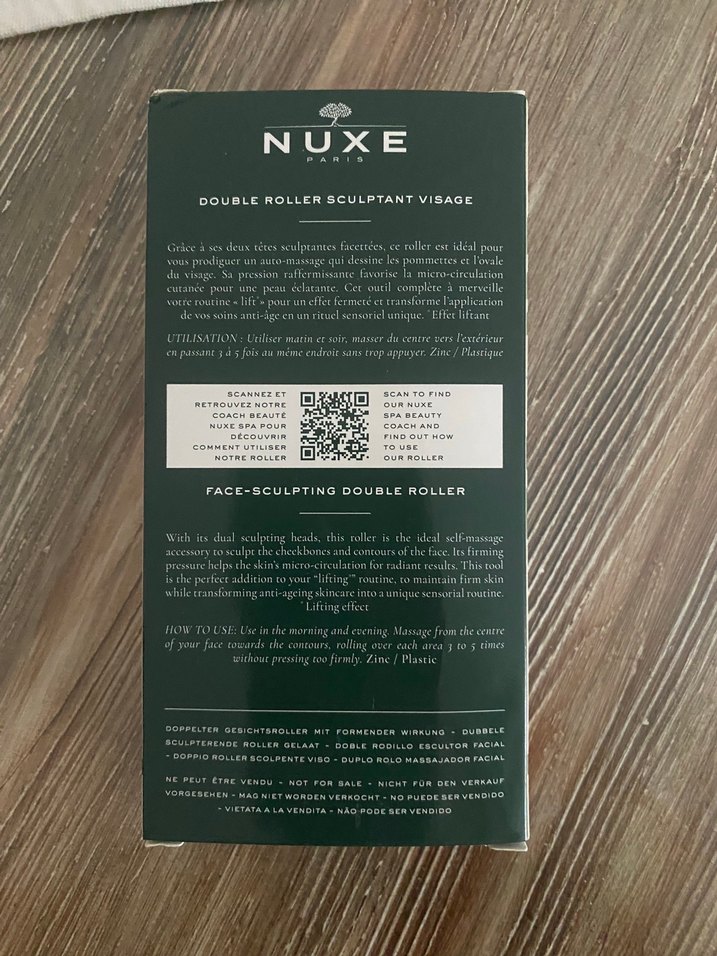 Nuxe Çift Rulolu Yüz Şekillendirici Masaj Aleti - Görsel 3