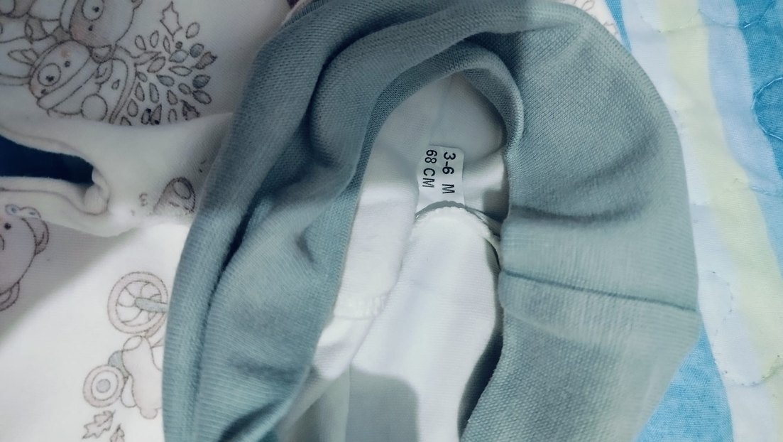 Örme Dokulu Beyaz Bebek Hastane Altı - Görsel 2