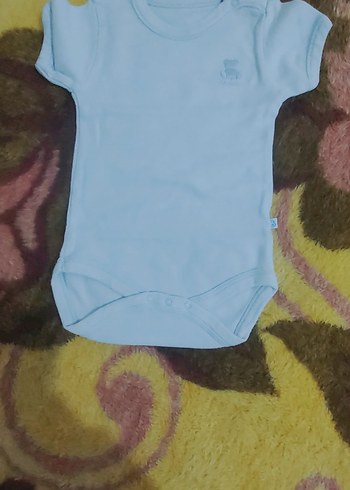 Mavi Bebek Kız Kısa Kollu Body - Görsel 2