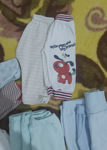 Çok Renkli Pamuklu Bebek Erkek Takımı - Görsel 7