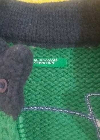 Erkek Çocuk Yeşil Triko Hırka 1976 Baskılı - Görsel 2