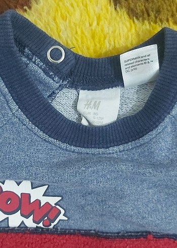 Erkek Çocuk Süperman Baskılı Mavi Sweatshirt - Görsel 2