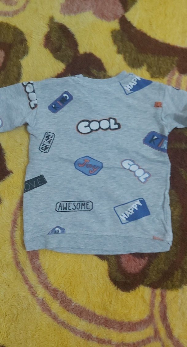 Gri Baskılı Erkek Çocuk Sweatshirt - Görsel 2