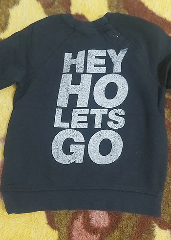 Siyah Ramones Baskılı Erkek Sweatshirt - Görsel 2