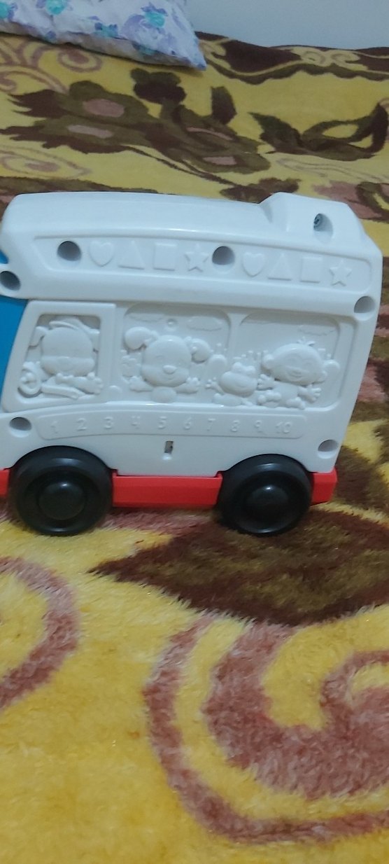 Renkli Eğitici Oyuncak Otobüs - Görsel 3