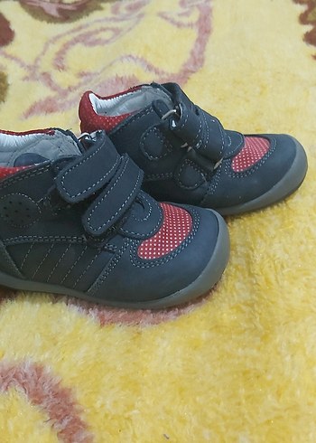 Koyu Kırmızı Erkek Bebek İlk Adım Ayakkabısı - Görsel 2