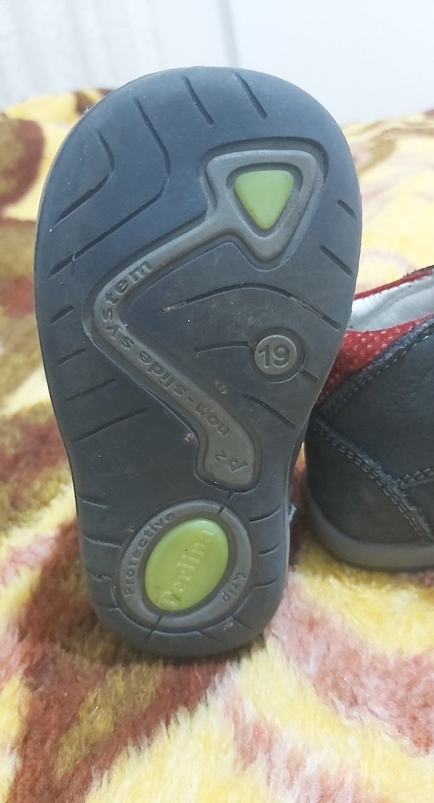 Koyu Kırmızı Erkek Bebek İlk Adım Ayakkabısı - Görsel 3